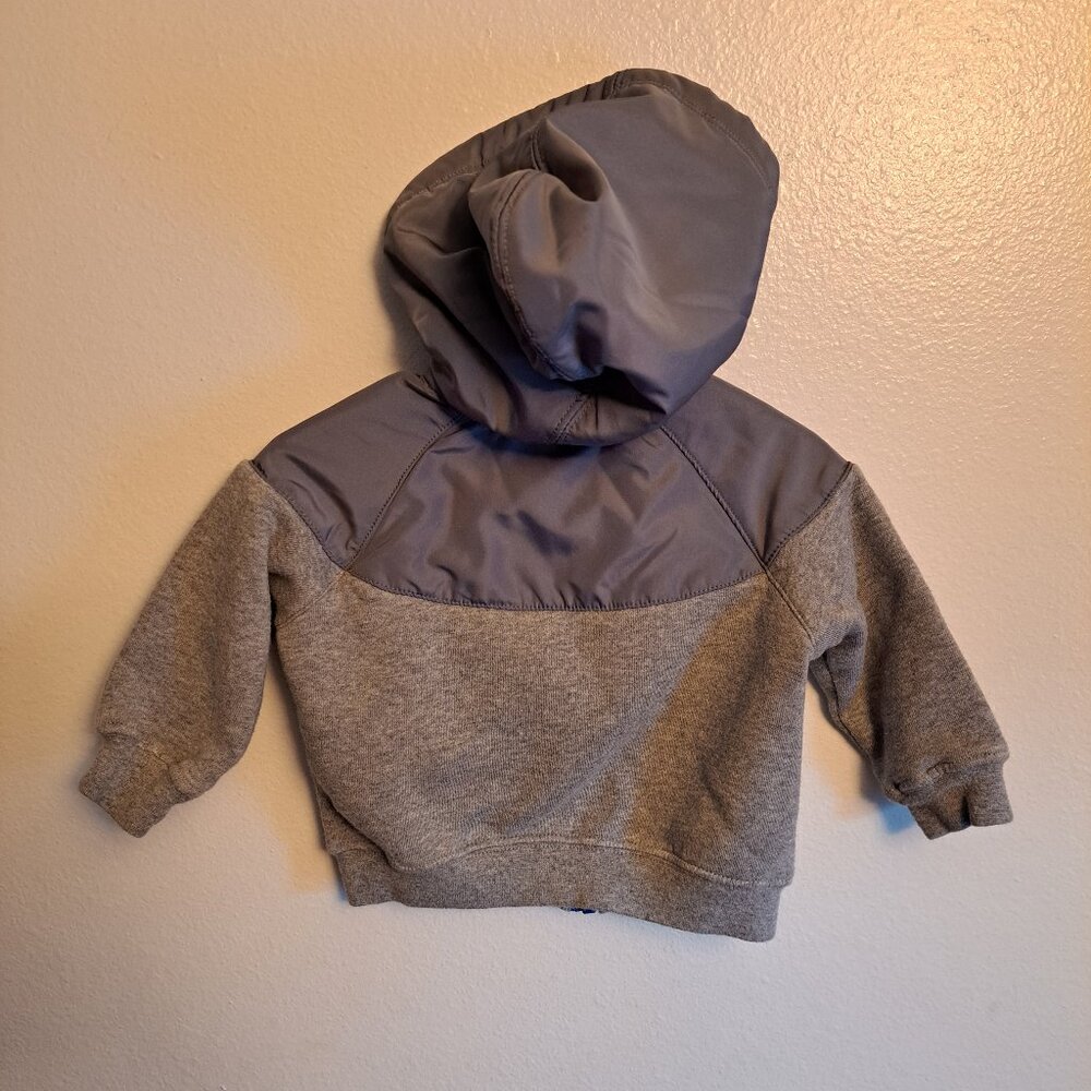 Nike Swoosh Baby Full-Zip Hooded Fleece Jacket/Sweatshirt - Picture 2 of 5
